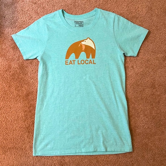 Patagonia EAT LOCAL Upstream T-Shirt - Picture 1 of 5